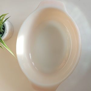 🍑Vintage Anchor Hocking Fire King Oven Proof Dish with Handles